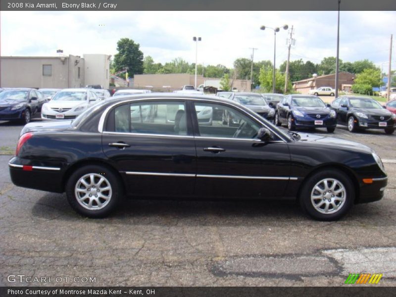 Ebony Black / Gray 2008 Kia Amanti