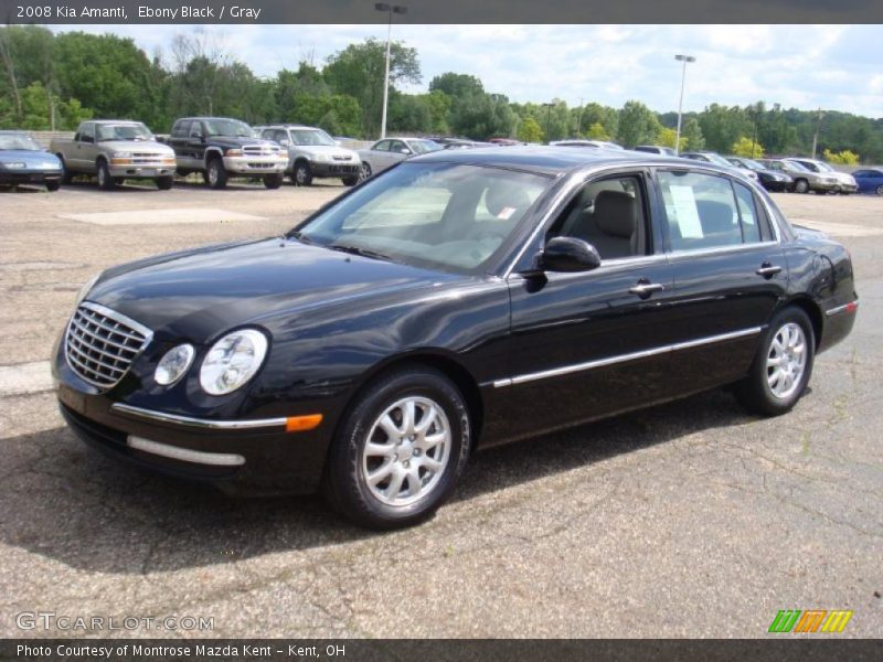 Ebony Black / Gray 2008 Kia Amanti