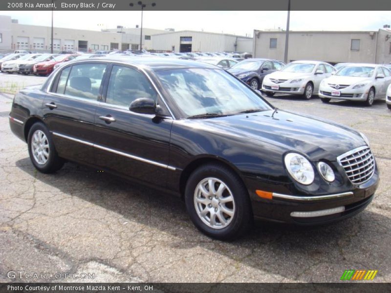 Ebony Black / Gray 2008 Kia Amanti