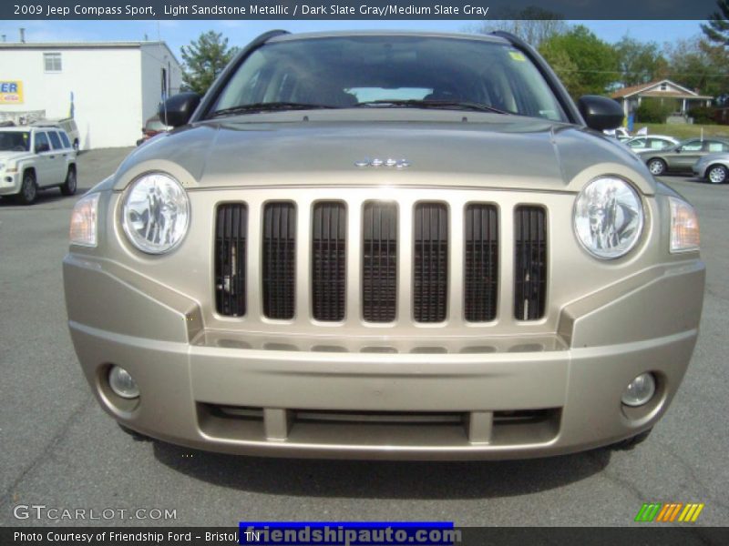 Light Sandstone Metallic / Dark Slate Gray/Medium Slate Gray 2009 Jeep Compass Sport