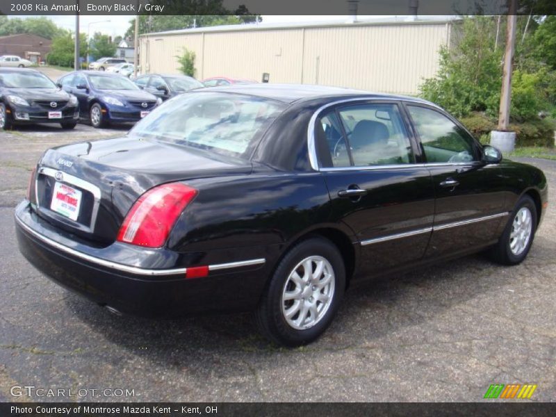 Ebony Black / Gray 2008 Kia Amanti