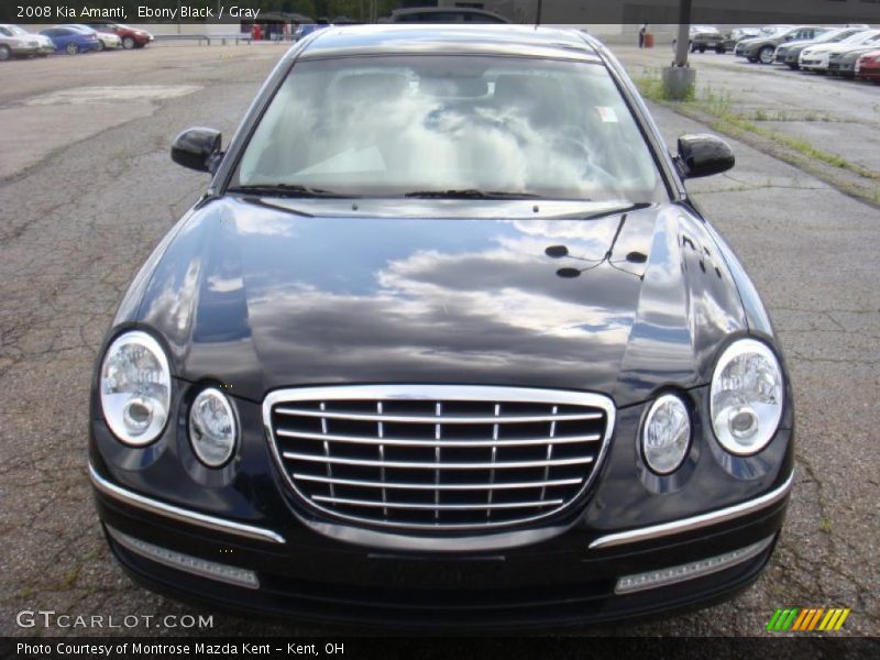 Ebony Black / Gray 2008 Kia Amanti