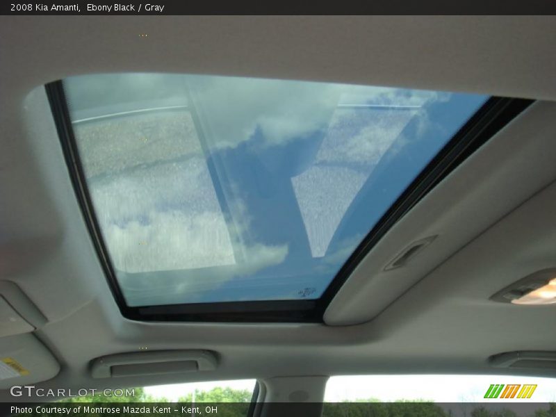 Ebony Black / Gray 2008 Kia Amanti