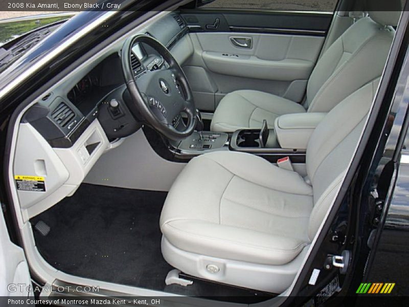 Ebony Black / Gray 2008 Kia Amanti