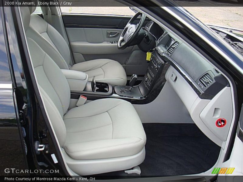 Ebony Black / Gray 2008 Kia Amanti