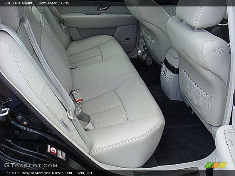 Ebony Black / Gray 2008 Kia Amanti