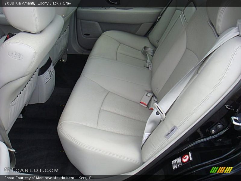 Ebony Black / Gray 2008 Kia Amanti