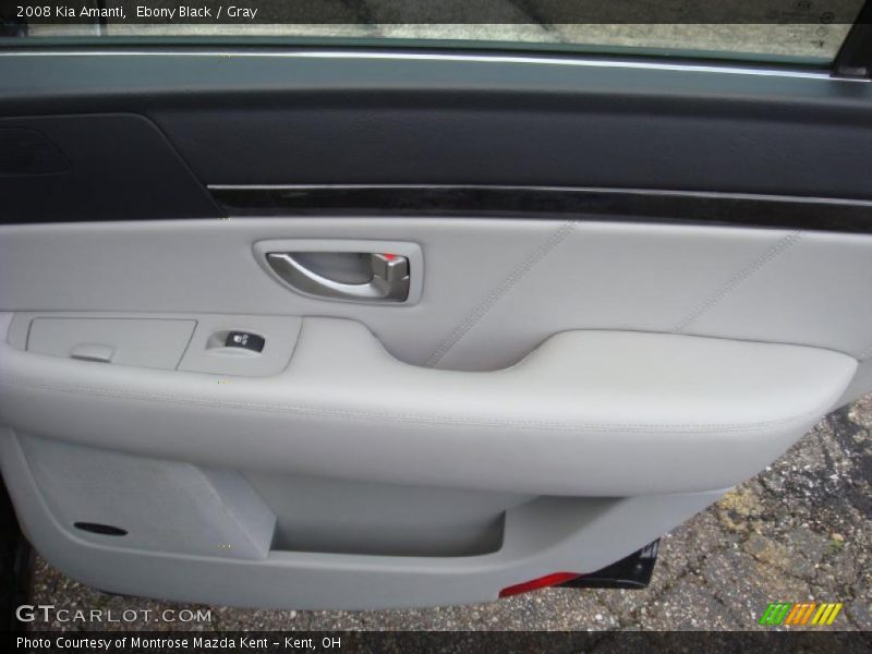 Ebony Black / Gray 2008 Kia Amanti