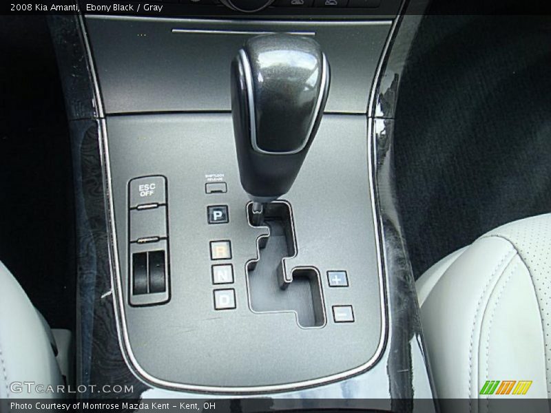 Ebony Black / Gray 2008 Kia Amanti