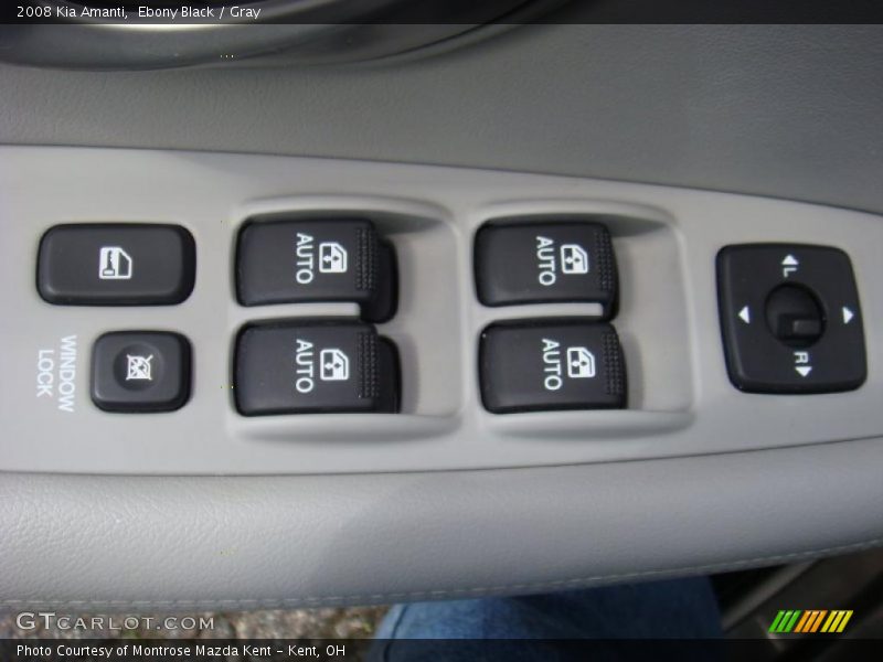 Ebony Black / Gray 2008 Kia Amanti