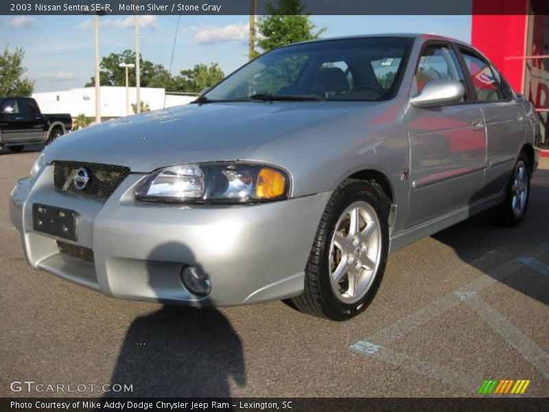 Molten Silver / Stone Gray 2003 Nissan Sentra SE-R