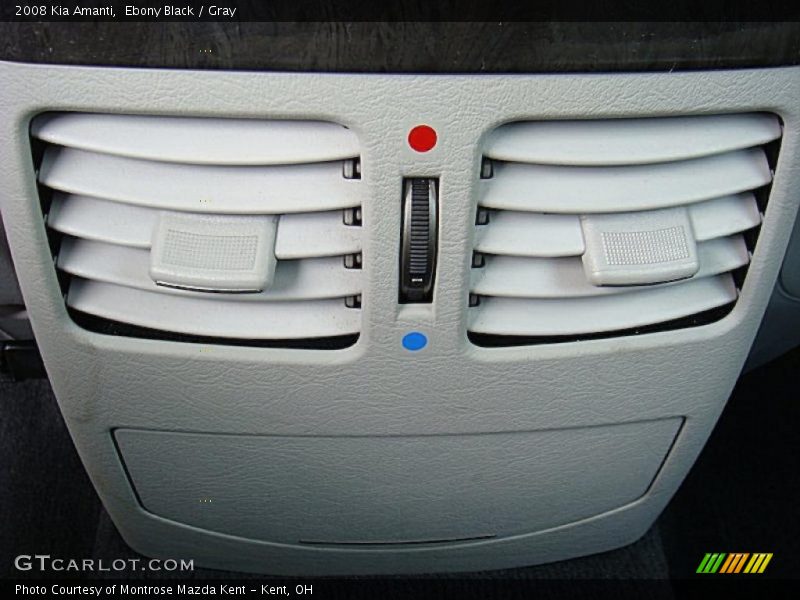 Ebony Black / Gray 2008 Kia Amanti