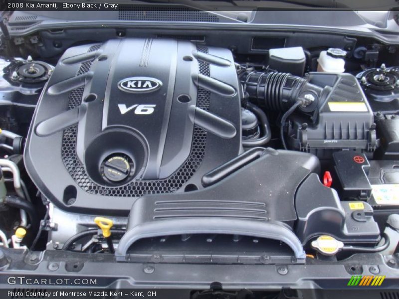 Ebony Black / Gray 2008 Kia Amanti