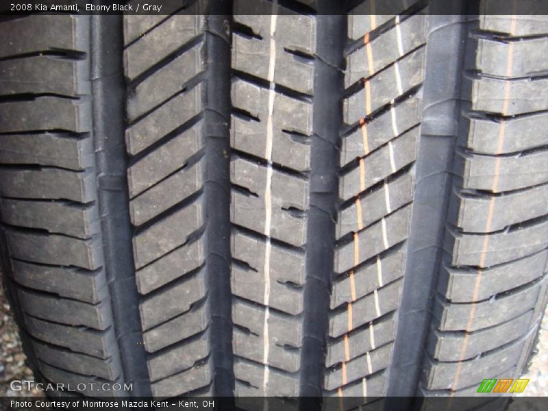 Ebony Black / Gray 2008 Kia Amanti