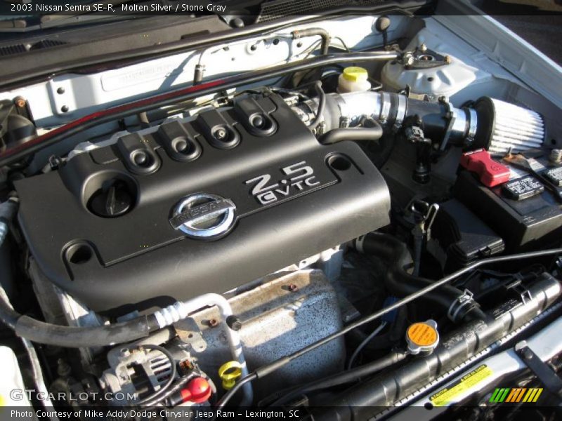Molten Silver / Stone Gray 2003 Nissan Sentra SE-R