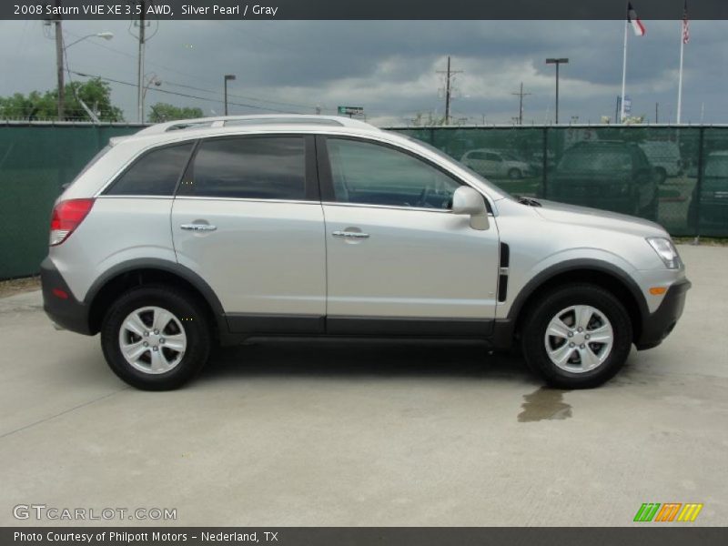 Silver Pearl / Gray 2008 Saturn VUE XE 3.5 AWD