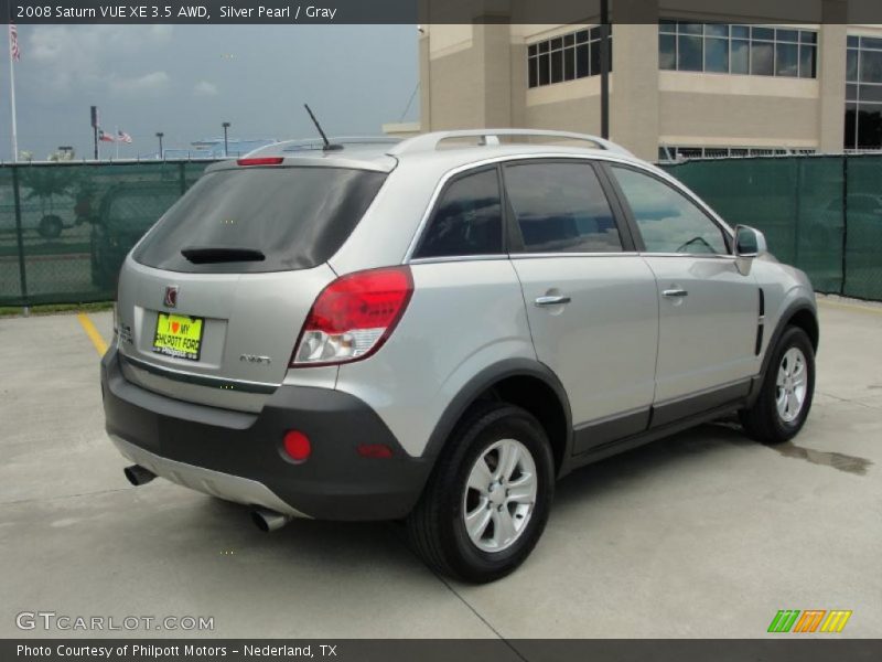 Silver Pearl / Gray 2008 Saturn VUE XE 3.5 AWD