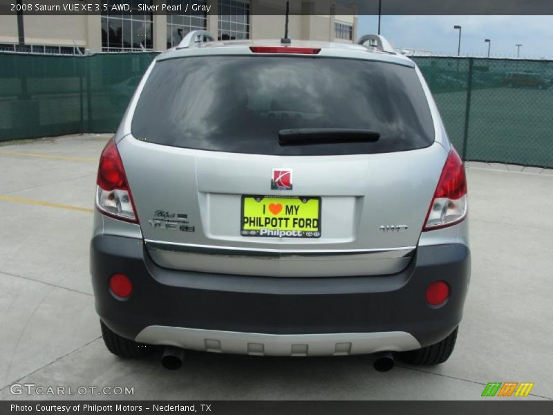 Silver Pearl / Gray 2008 Saturn VUE XE 3.5 AWD