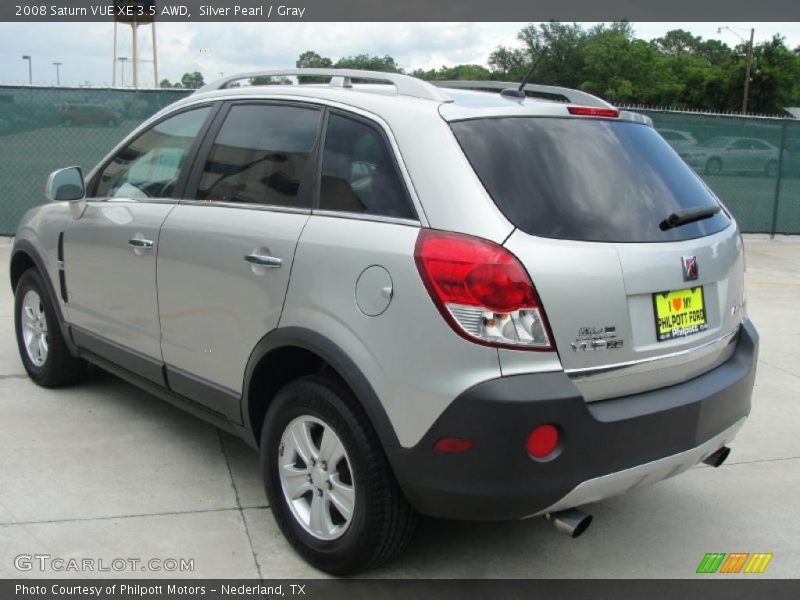 Silver Pearl / Gray 2008 Saturn VUE XE 3.5 AWD