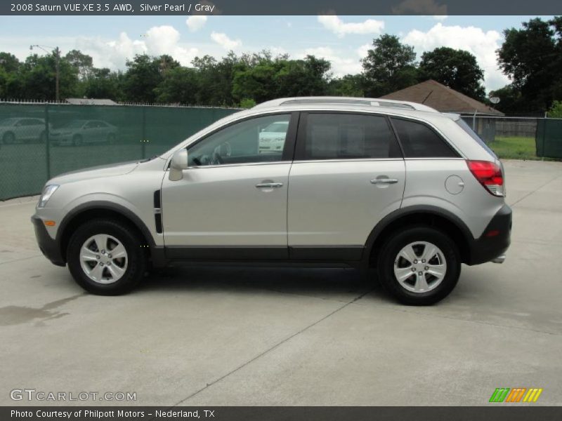 Silver Pearl / Gray 2008 Saturn VUE XE 3.5 AWD