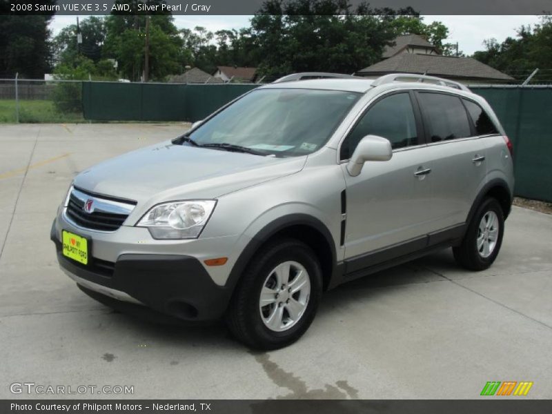 Silver Pearl / Gray 2008 Saturn VUE XE 3.5 AWD