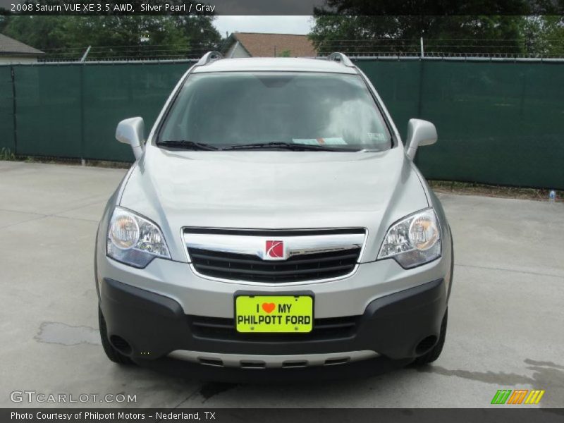 Silver Pearl / Gray 2008 Saturn VUE XE 3.5 AWD