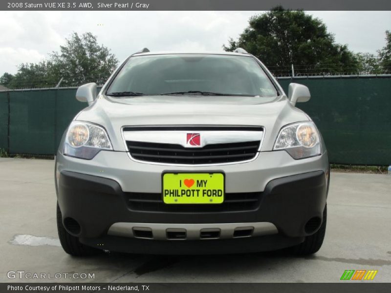 Silver Pearl / Gray 2008 Saturn VUE XE 3.5 AWD