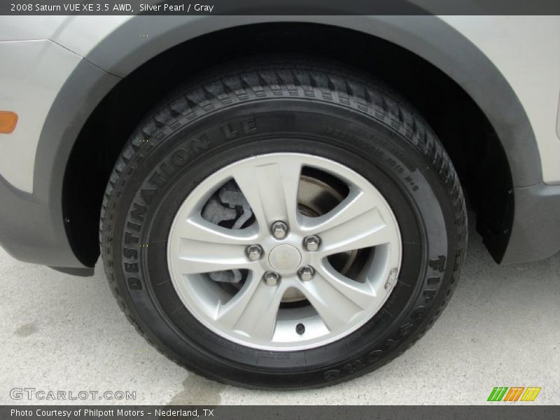 Silver Pearl / Gray 2008 Saturn VUE XE 3.5 AWD