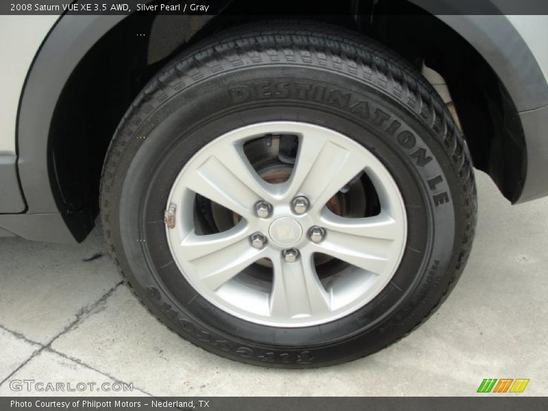 Silver Pearl / Gray 2008 Saturn VUE XE 3.5 AWD