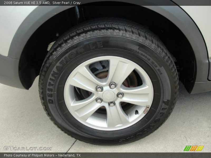 Silver Pearl / Gray 2008 Saturn VUE XE 3.5 AWD