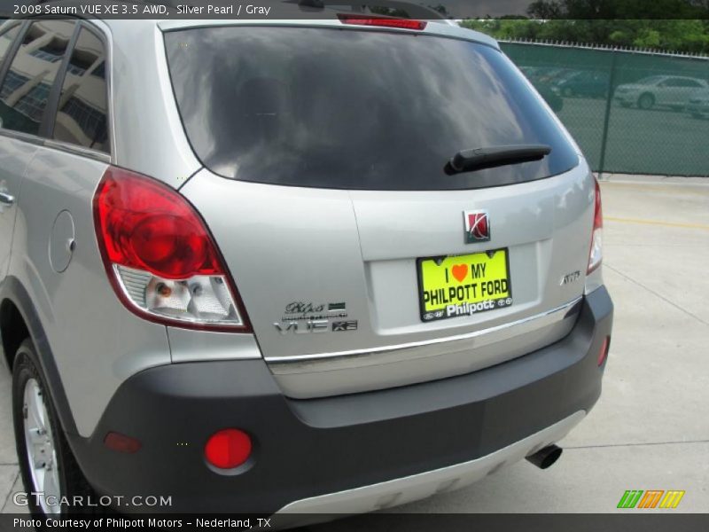 Silver Pearl / Gray 2008 Saturn VUE XE 3.5 AWD