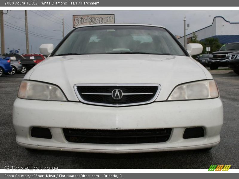 White Diamond Pearl / Parchment 2000 Acura TL 3.2