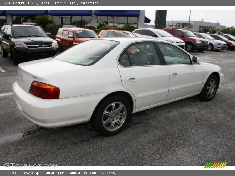 White Diamond Pearl / Parchment 2000 Acura TL 3.2