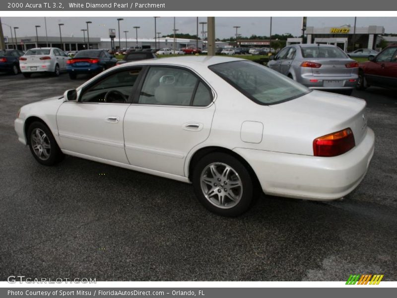 White Diamond Pearl / Parchment 2000 Acura TL 3.2