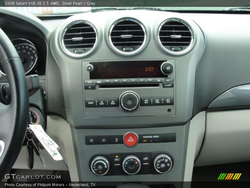 Silver Pearl / Gray 2008 Saturn VUE XE 3.5 AWD