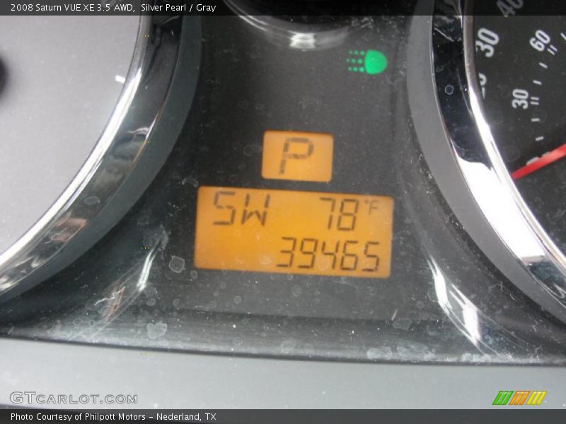 Silver Pearl / Gray 2008 Saturn VUE XE 3.5 AWD