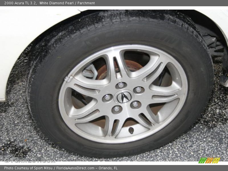 White Diamond Pearl / Parchment 2000 Acura TL 3.2