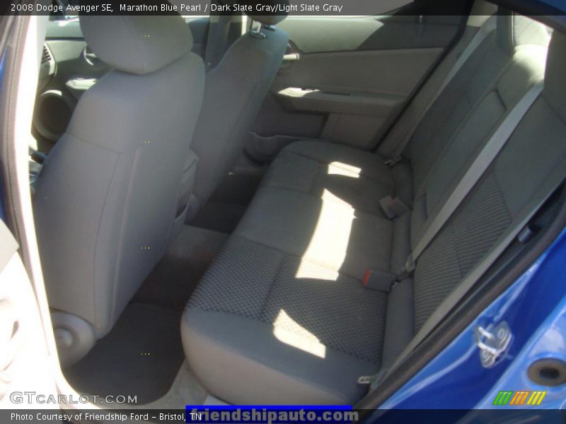 Marathon Blue Pearl / Dark Slate Gray/Light Slate Gray 2008 Dodge Avenger SE