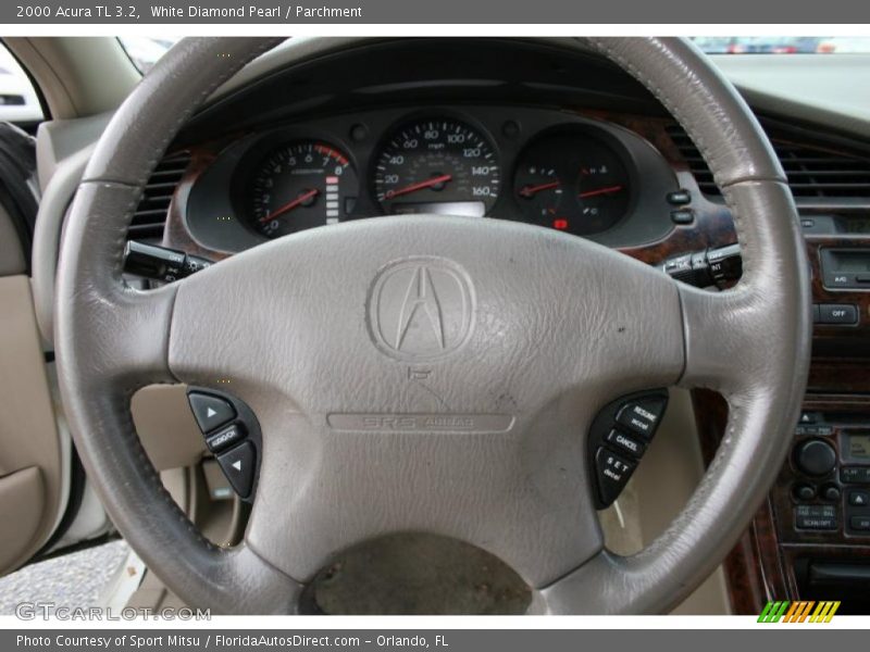 White Diamond Pearl / Parchment 2000 Acura TL 3.2