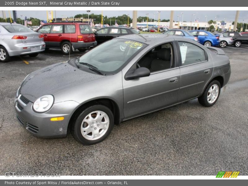Mineral Gray Metallic / Dark Slate Gray 2005 Dodge Neon SXT