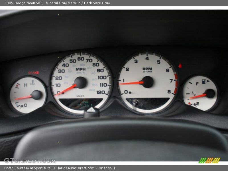 Mineral Gray Metallic / Dark Slate Gray 2005 Dodge Neon SXT