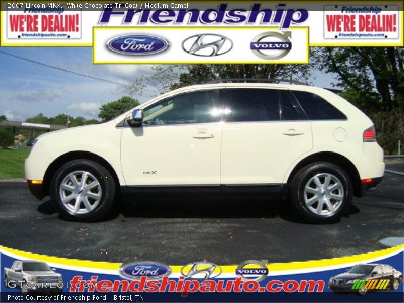 White Chocolate Tri Coat / Medium Camel 2007 Lincoln MKX