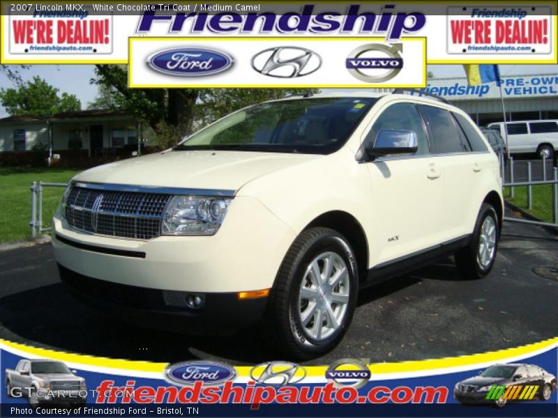 White Chocolate Tri Coat / Medium Camel 2007 Lincoln MKX