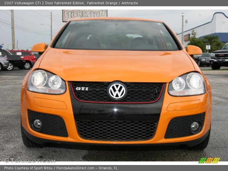 Fahrenheit Orange / Anthracite 2007 Volkswagen GTI 2 Door Fahrenheit Edition
