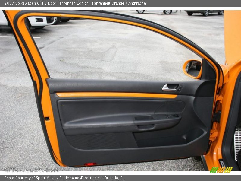 Fahrenheit Orange / Anthracite 2007 Volkswagen GTI 2 Door Fahrenheit Edition