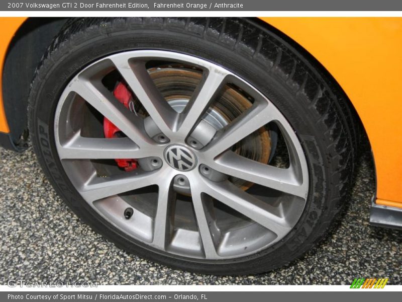 Fahrenheit Orange / Anthracite 2007 Volkswagen GTI 2 Door Fahrenheit Edition