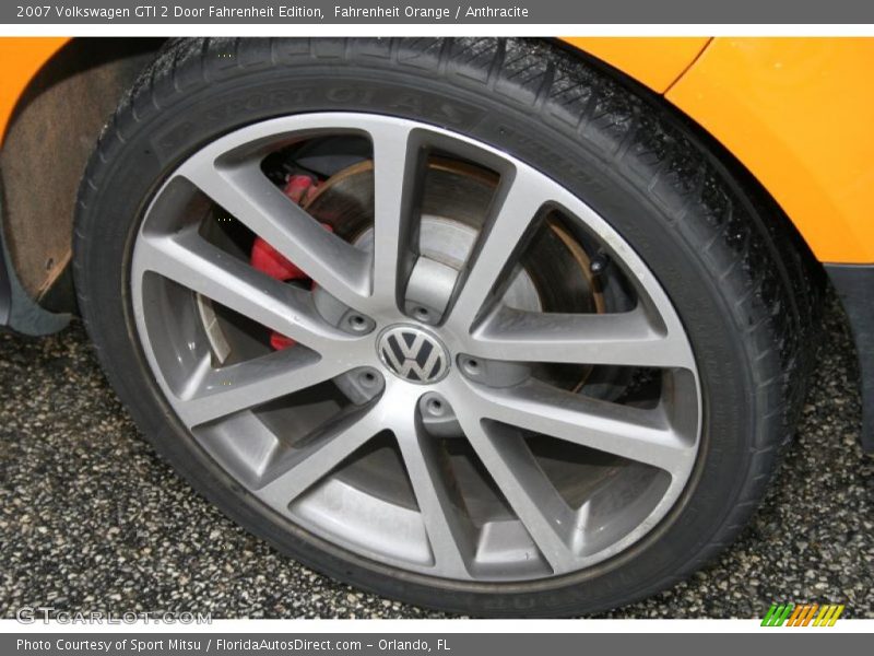 Fahrenheit Orange / Anthracite 2007 Volkswagen GTI 2 Door Fahrenheit Edition