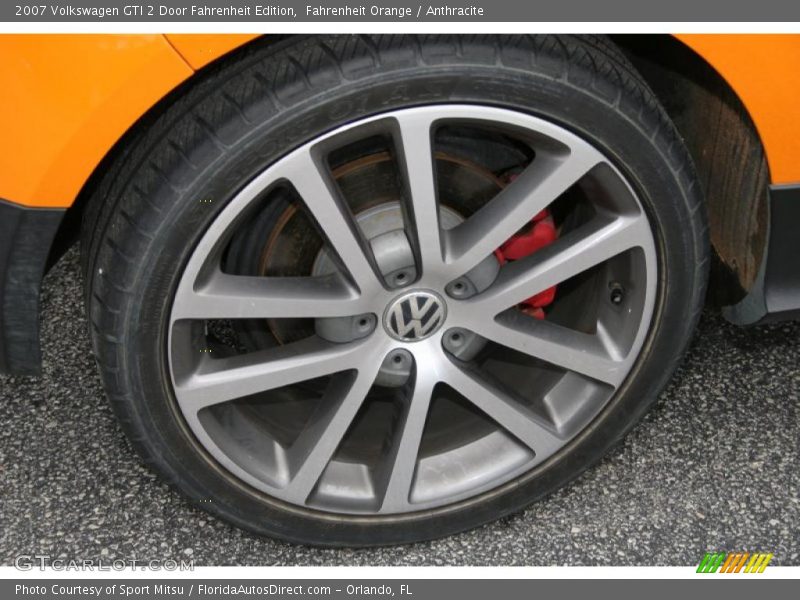 Fahrenheit Orange / Anthracite 2007 Volkswagen GTI 2 Door Fahrenheit Edition