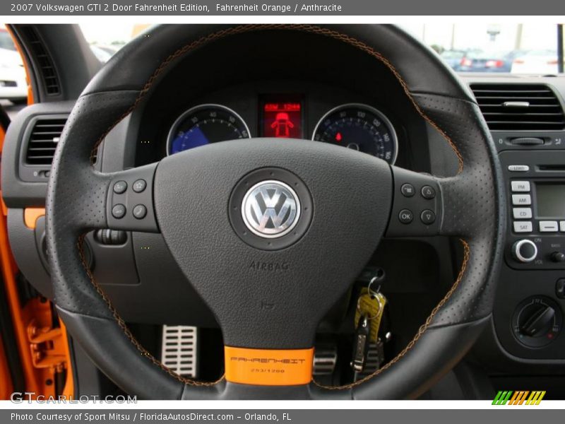 Fahrenheit Orange / Anthracite 2007 Volkswagen GTI 2 Door Fahrenheit Edition