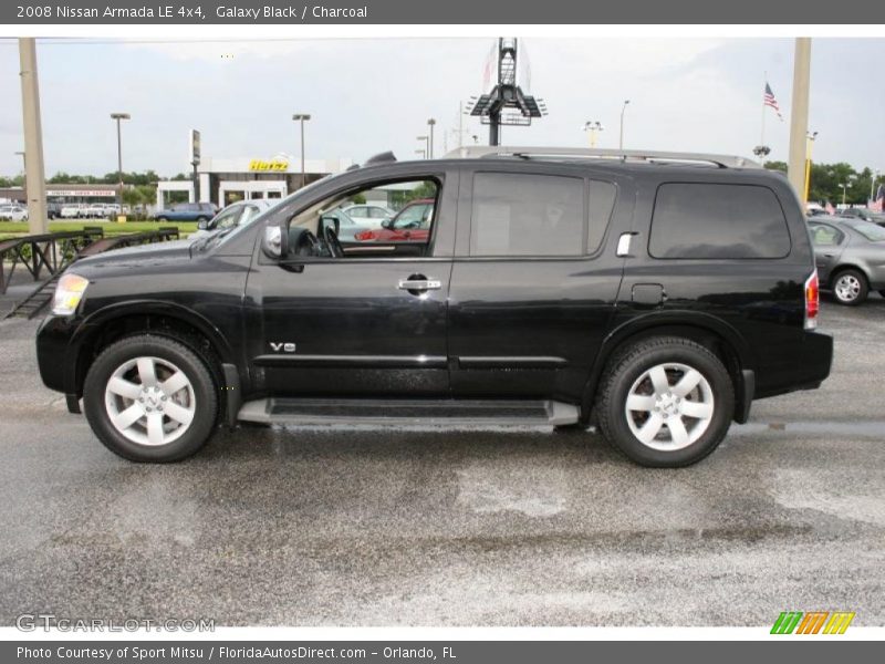 Galaxy Black / Charcoal 2008 Nissan Armada LE 4x4